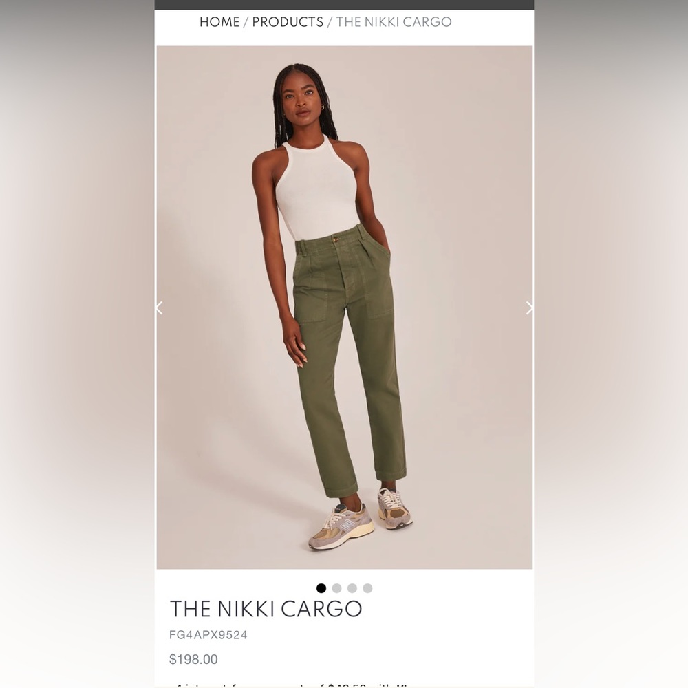 Favorite Daughter “Nikki Cargo” pant